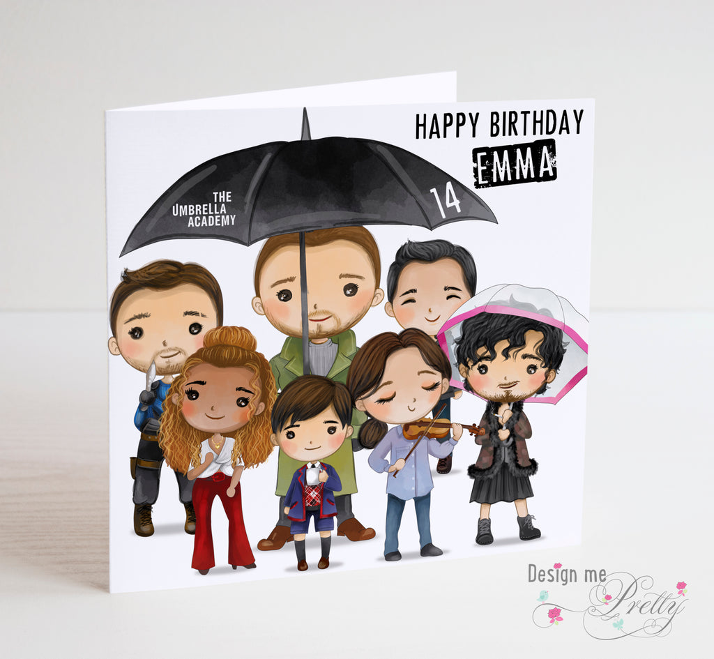 The Umbrella Academy Birthday Card