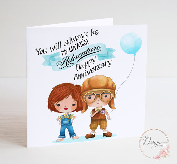 UP!  Greatest Adventure Anniversary card - Ellie & Carl