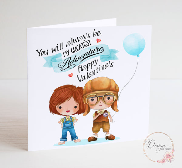 UP! Greatest Adventure Valentines card - Ellie & Carl