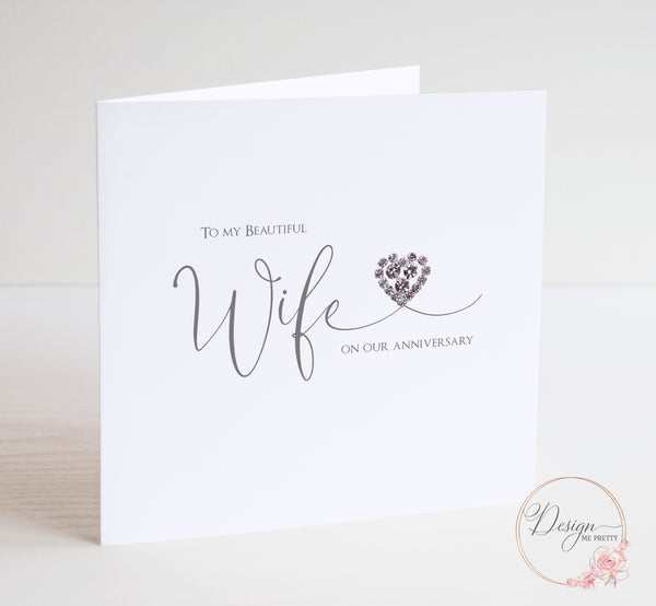 Wife Anniversary Card