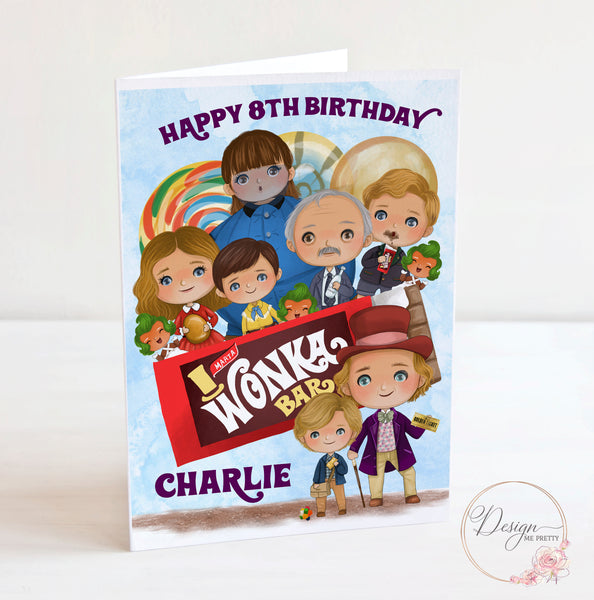 Willy Wonka Birthday Card