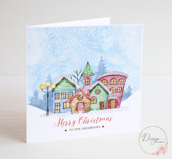 Cute Christmas Card for your Neighbours