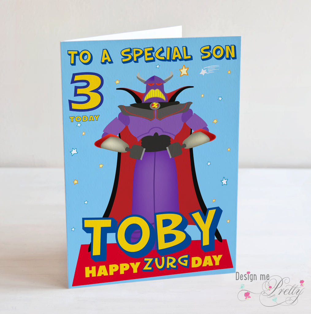 ZURG Birthday Card - Toy Story